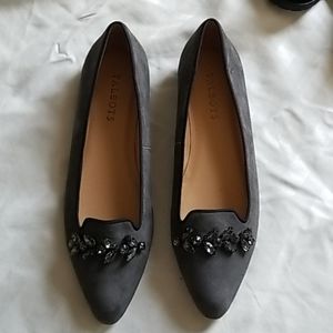 Talbots, dark gray ballet flats